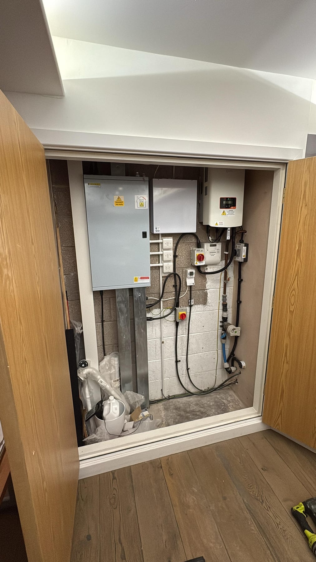 Completed electrical installation